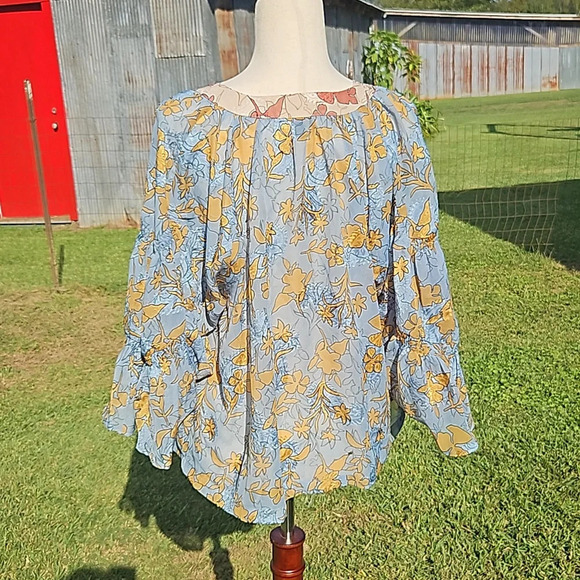 Anthroplogie Current Air Sheer Floral Kimono - Picture 6 of 8